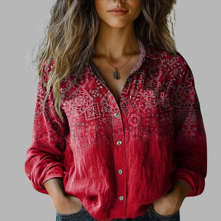 Agnès Paris | Blouse à Imprimé Floral Rétro Nanna