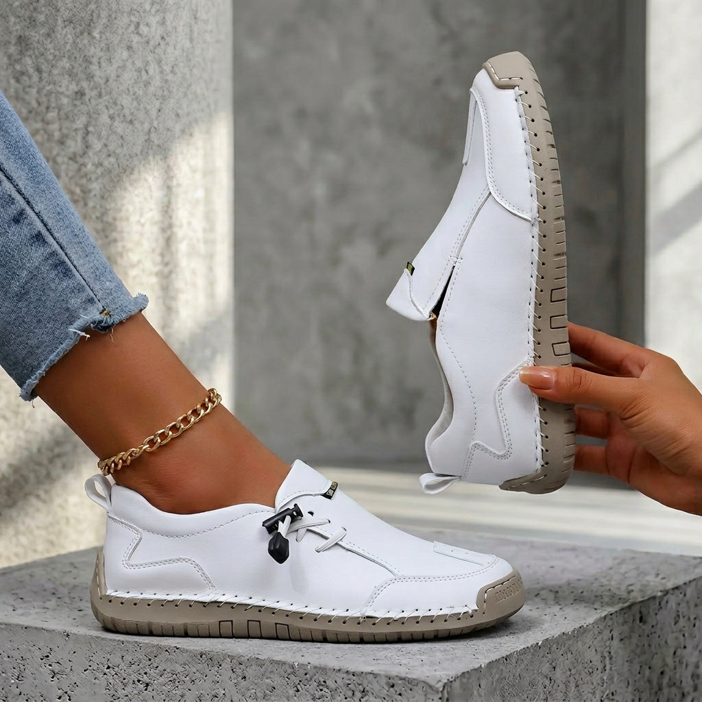Agnès Paris | Mocassins Confort Piqués Main Mathilde