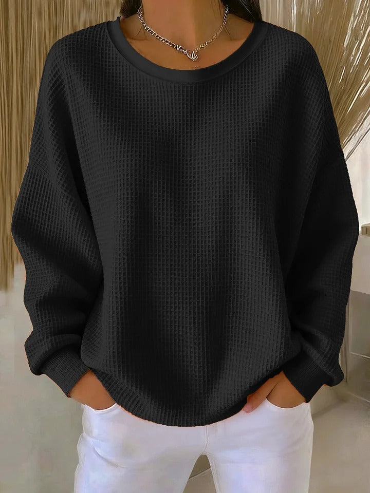 Agnès Paris | Pull Gaufré Oversize Pauline