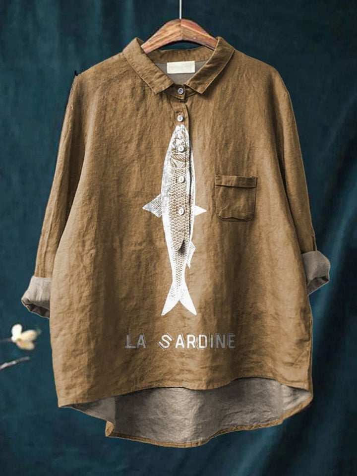 Agnès Paris | Chemise Élégante à Motif Adèle