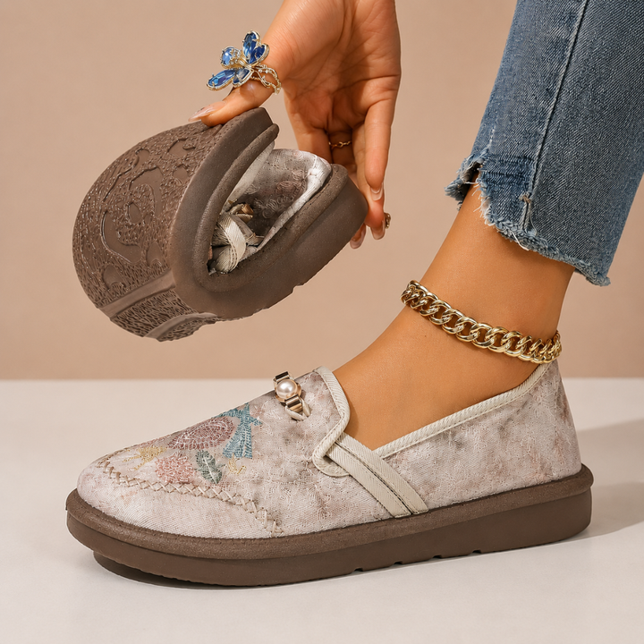 Agnès Paris | Mocassins Brodés Confort Michèle