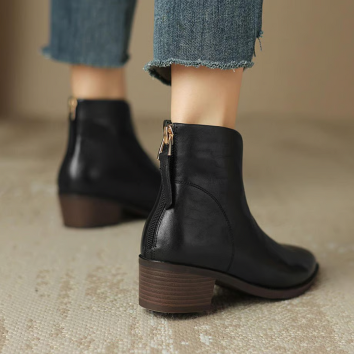 Agnès Paris | Bottines Élégantes en Cuir