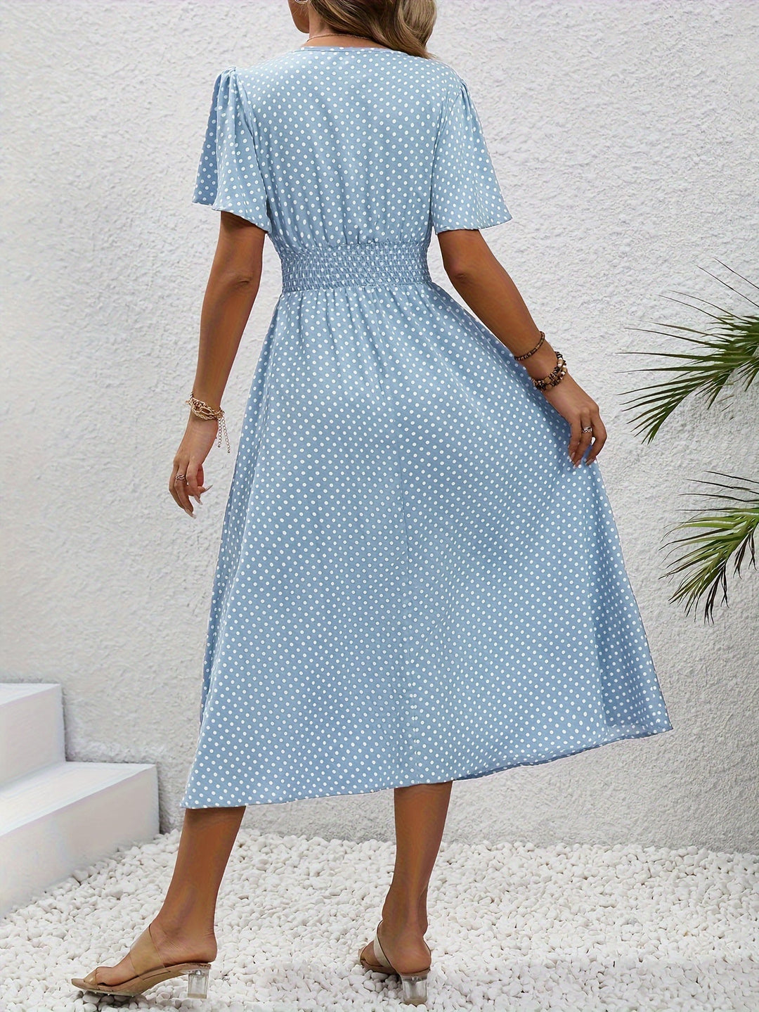 Agnès Paris | Robe Élégante Pois Élisa