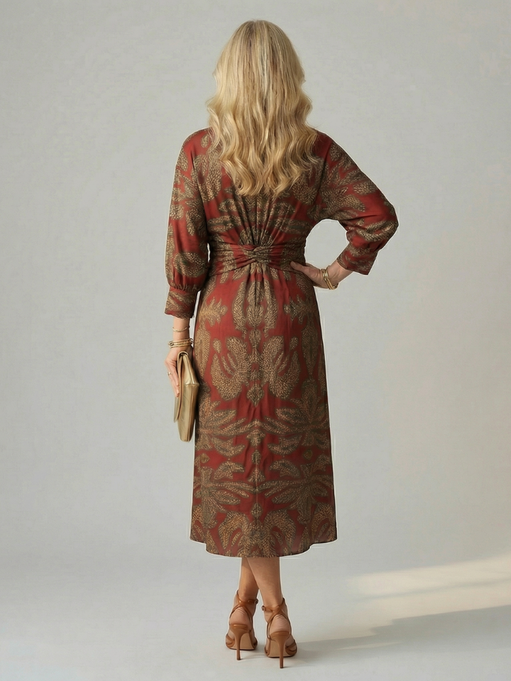 Agnès Paris | Robe Midi Wrap Naturelle Lune