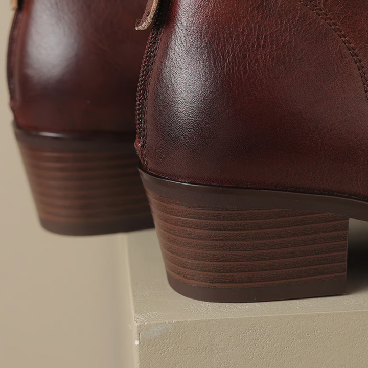 Agnès Paris | Bottines Élégantes en Cuir