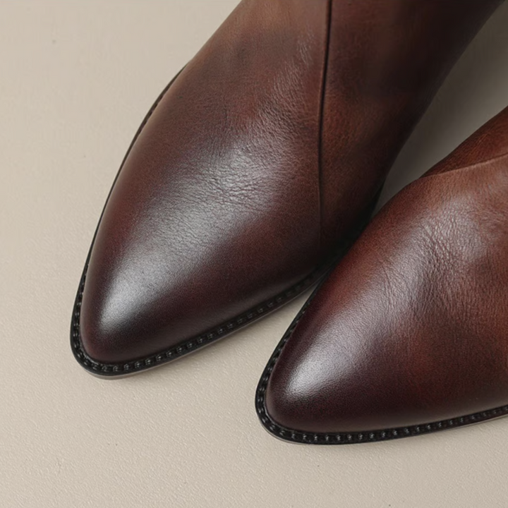 Agnès Paris | Bottines Élégantes en Cuir