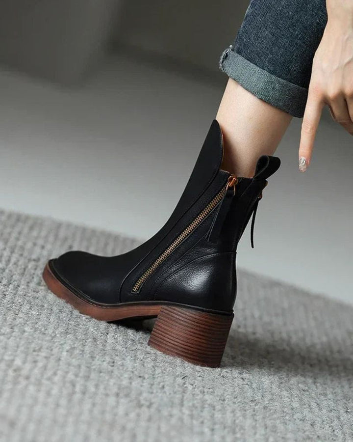 Agnès Paris | Bottines Zippées Talon Confort Isabelle