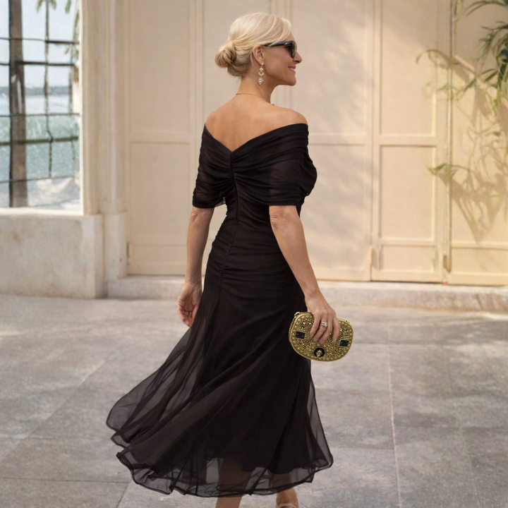 Agnès Paris | Robe Longue Épaules Dénudées Camille