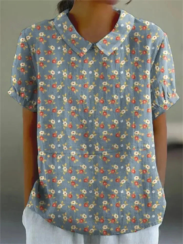 Agnès Paris | Blouse Fleurie Élégante