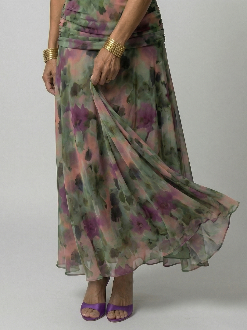 Agnès Paris | Robe Midi Décontractée à Épaules Dénudées Calen
