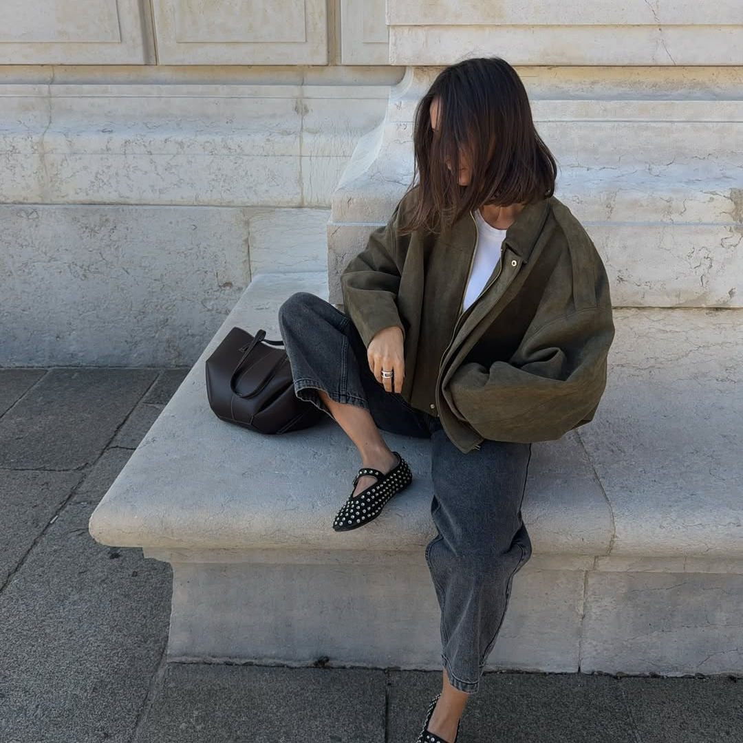 Agnès Paris | VESTE EN FAUX SUÈDE