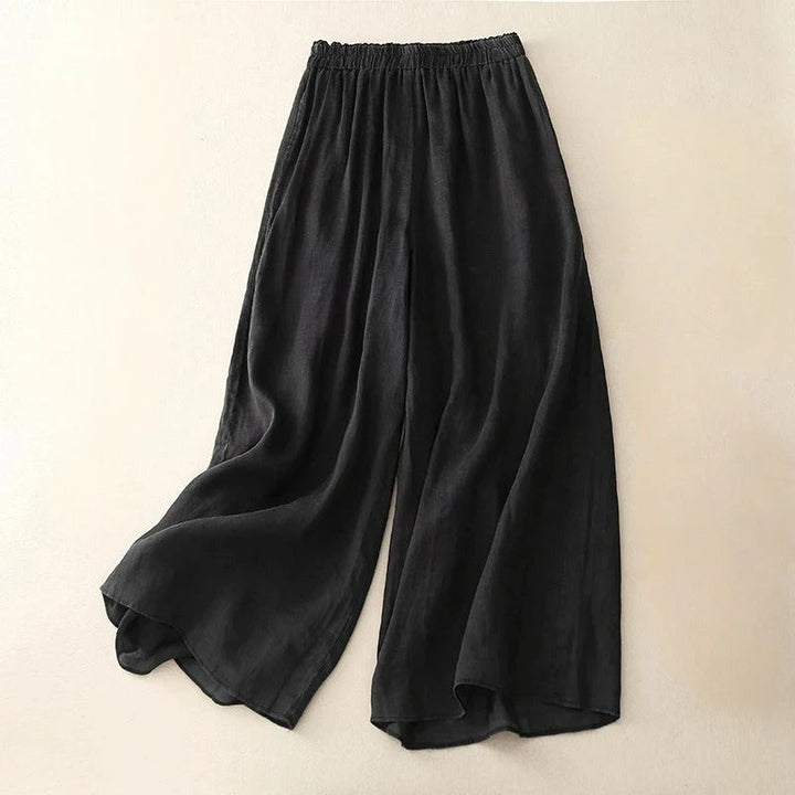 Agnès Paris | PANTALONS EN LIN ÉLÉGANTS