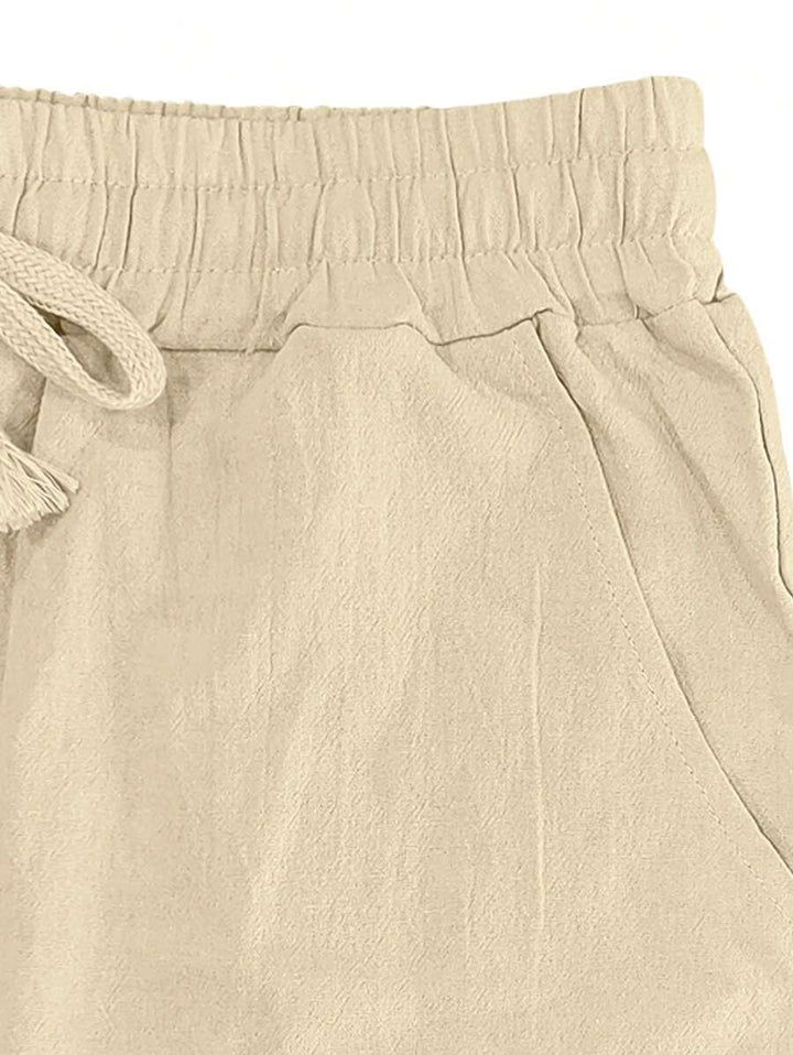 Agnès Paris | PANTALON LÉGER EN LIN AVEC CORDON