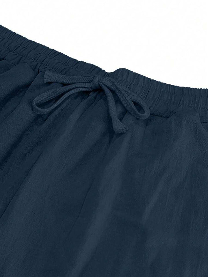 Agnès Paris | PANTALON LÉGER EN LIN AVEC CORDON