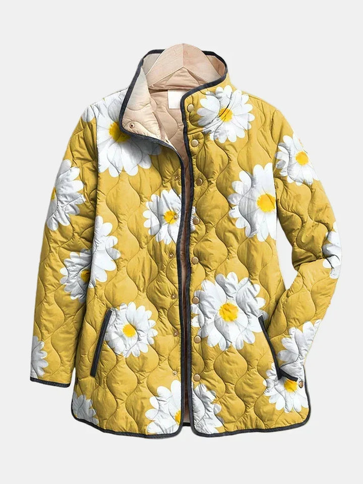 Agnès Paris | Veste Matelassée aux Marguerites Élise