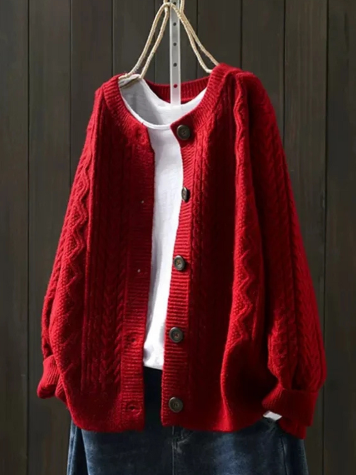Agnès Paris | Cardigan Torsades Col Rond Sophie