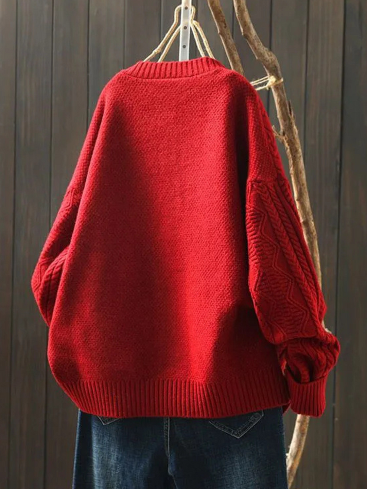 Agnès Paris | Cardigan Torsades Col Rond Sophie