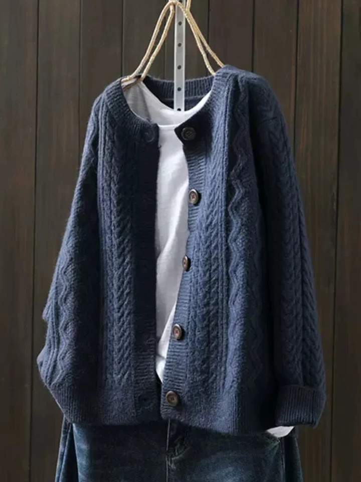 Agnès Paris | Cardigan Torsades Col Rond Sophie