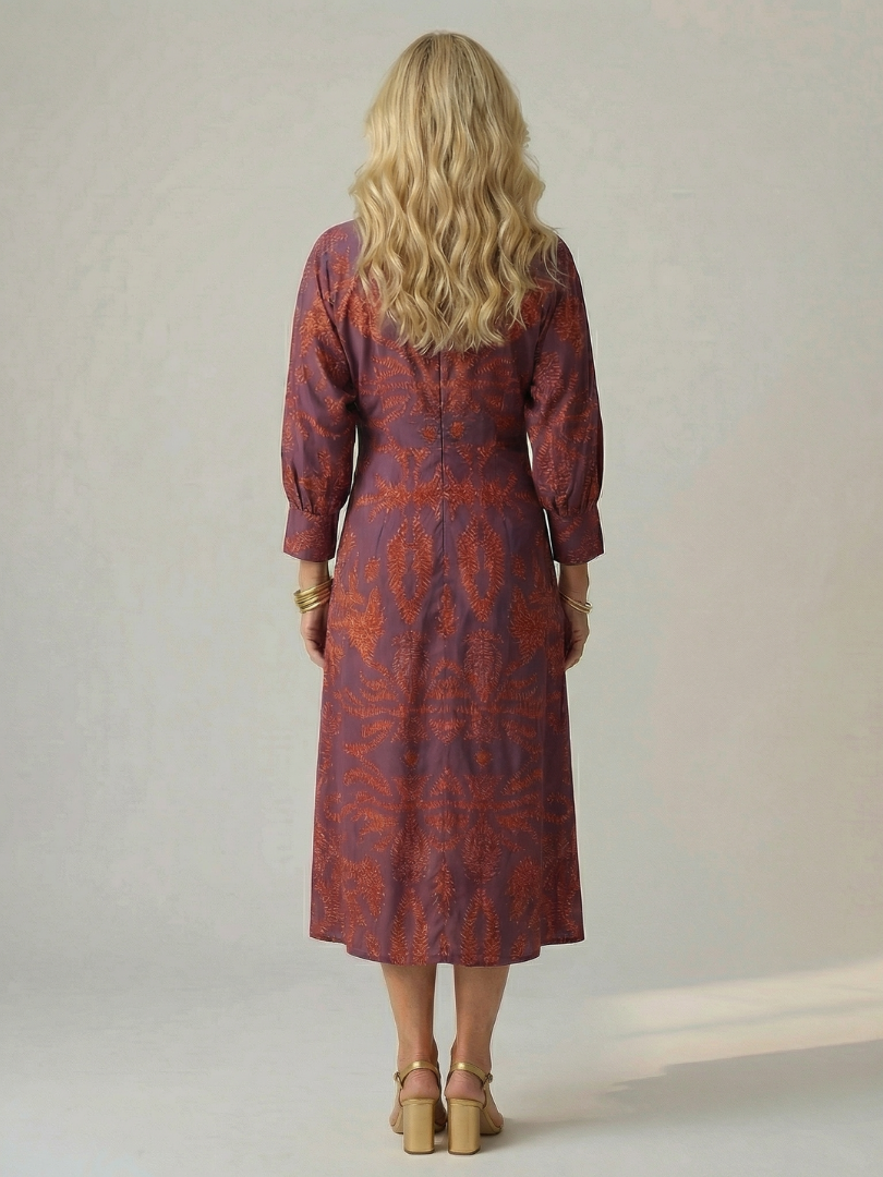 Agnès Paris | Robe Midi Wrap Naturelle Lune