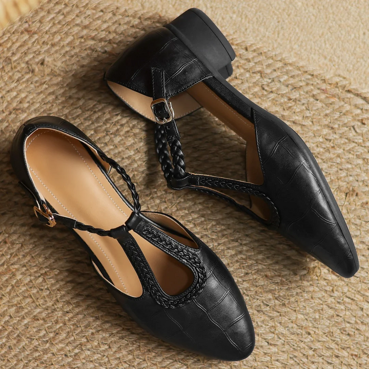Agnès Paris | Babies Cuir Bride Tressée Odile