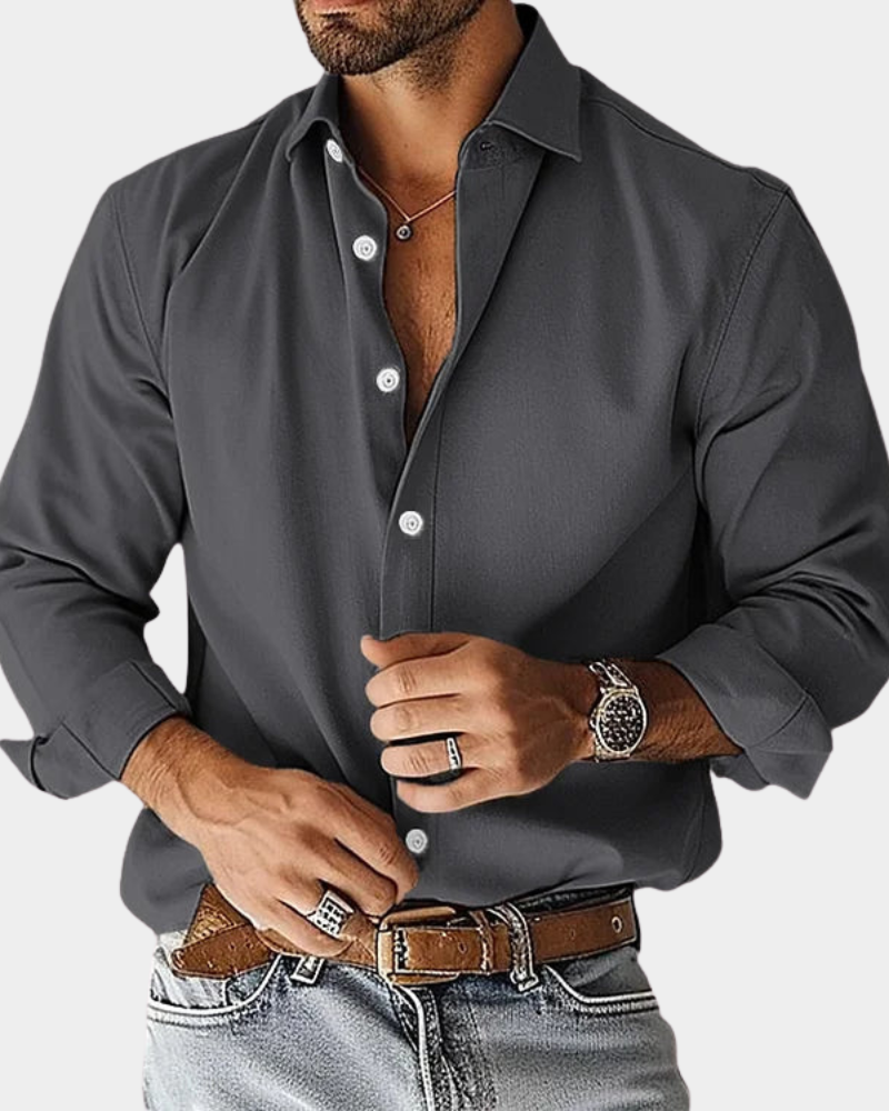 Agnès Paris | CHEMISE BOUTONNÉE ÉTIREMENT COUPE SLIM POUR HOMME