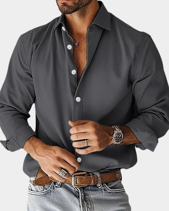 Agnès Paris | CHEMISE BOUTONNÉE ÉTIREMENT COUPE SLIM POUR HOMME