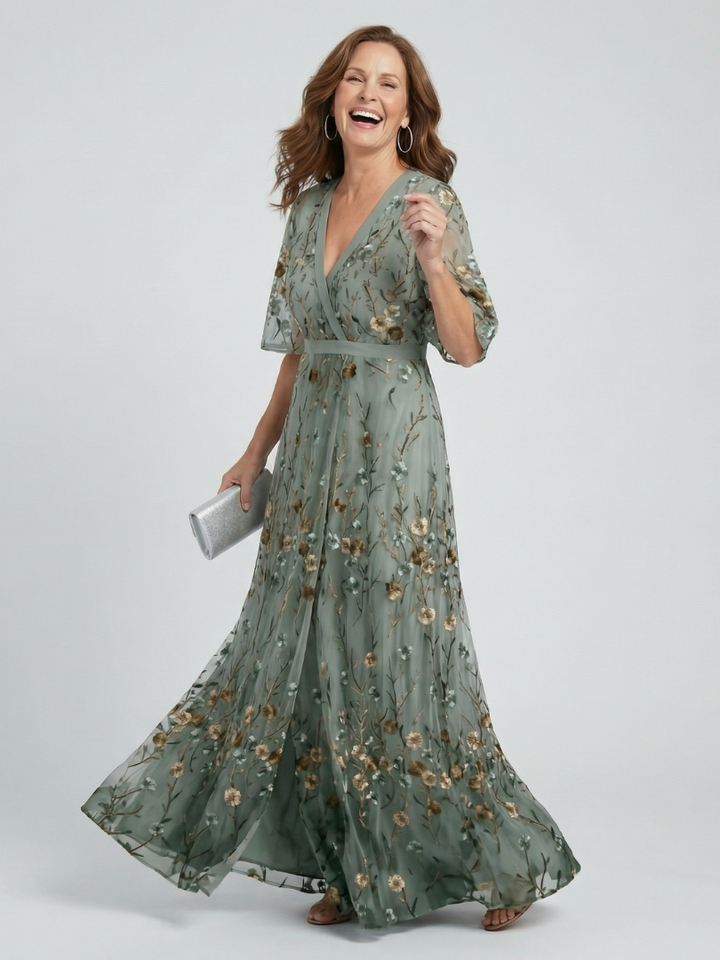 Agnès Paris | Robe Maxi Halter Bloom Flow Selora