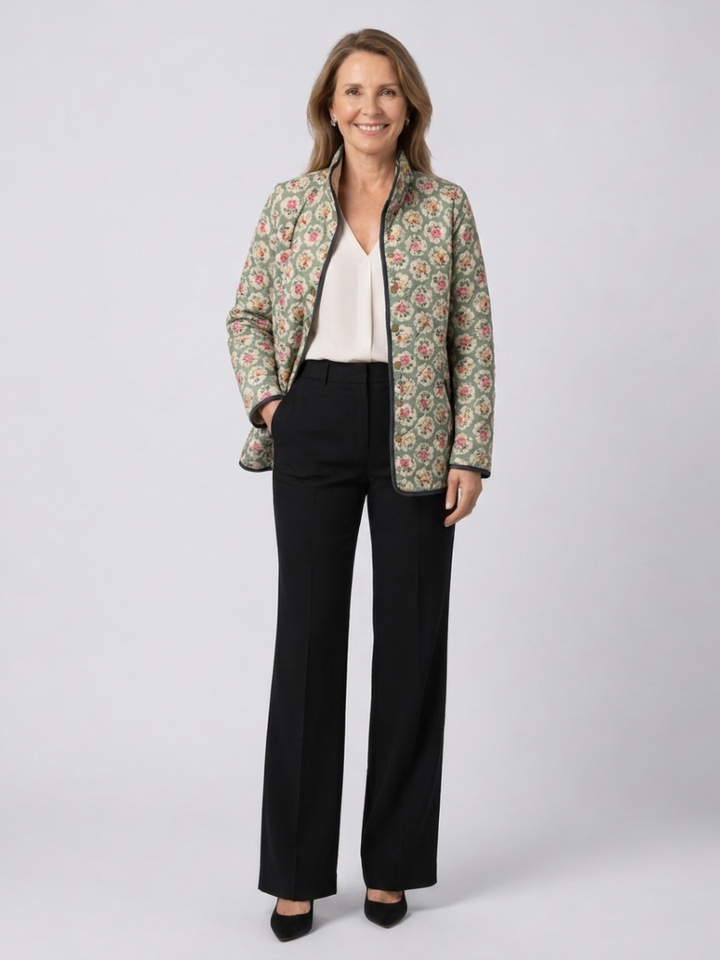 Agnès Paris | Veste Matelassée Tapisserie Fleurie Amélie