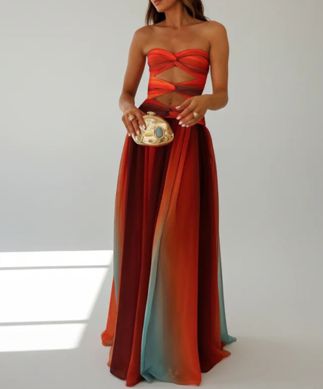 Agnès Paris | Robe Maxi Élégante Lila