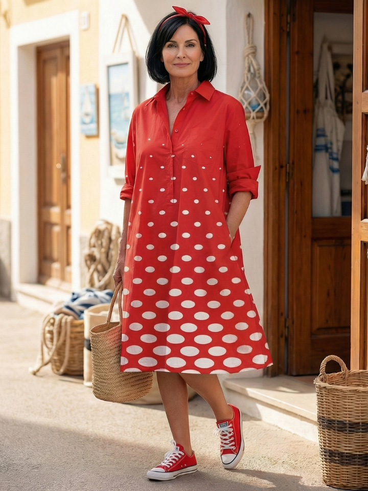 Agnès Paris | Robe à Pois Lumineux Wrenley