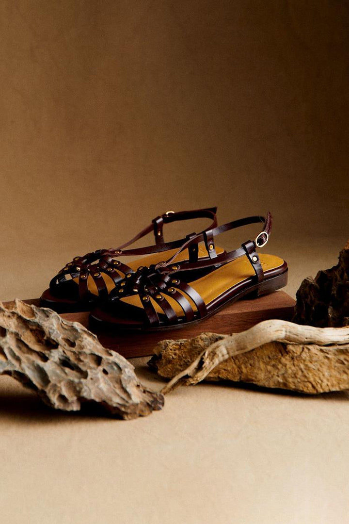 Agnès Paris | Sandales Artisanales Détail Rond Sophie