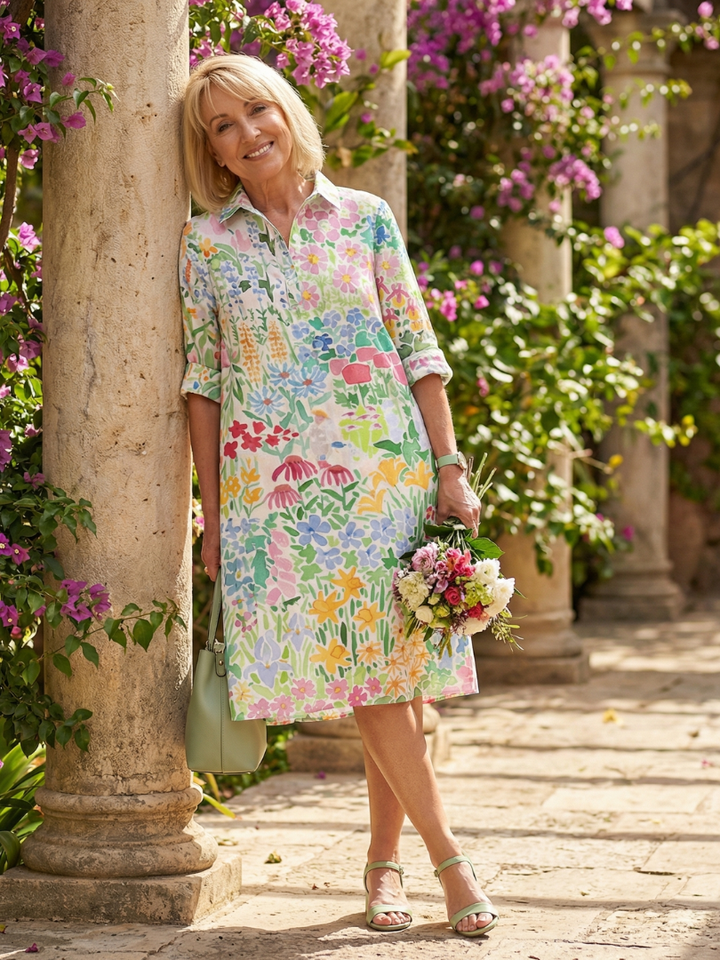 Agnès Paris | Robe Florale de Jour Leontine