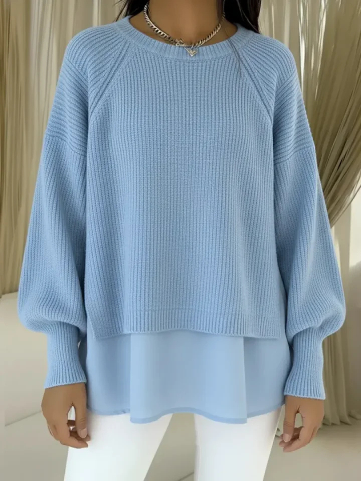 Agnès Paris | Pull Effet Superposé Nathalie