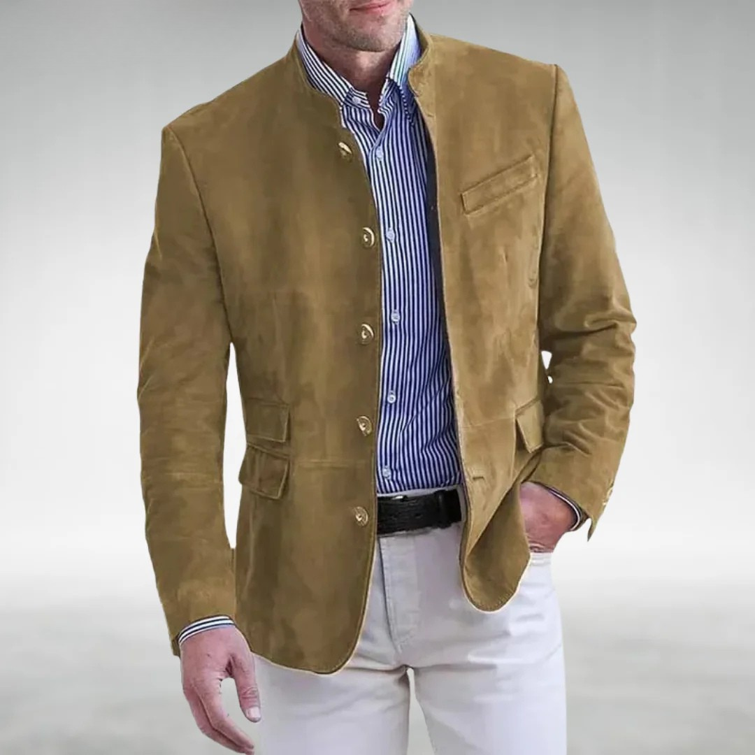 Agnès Paris | VESTE EN CUIR SUEDE