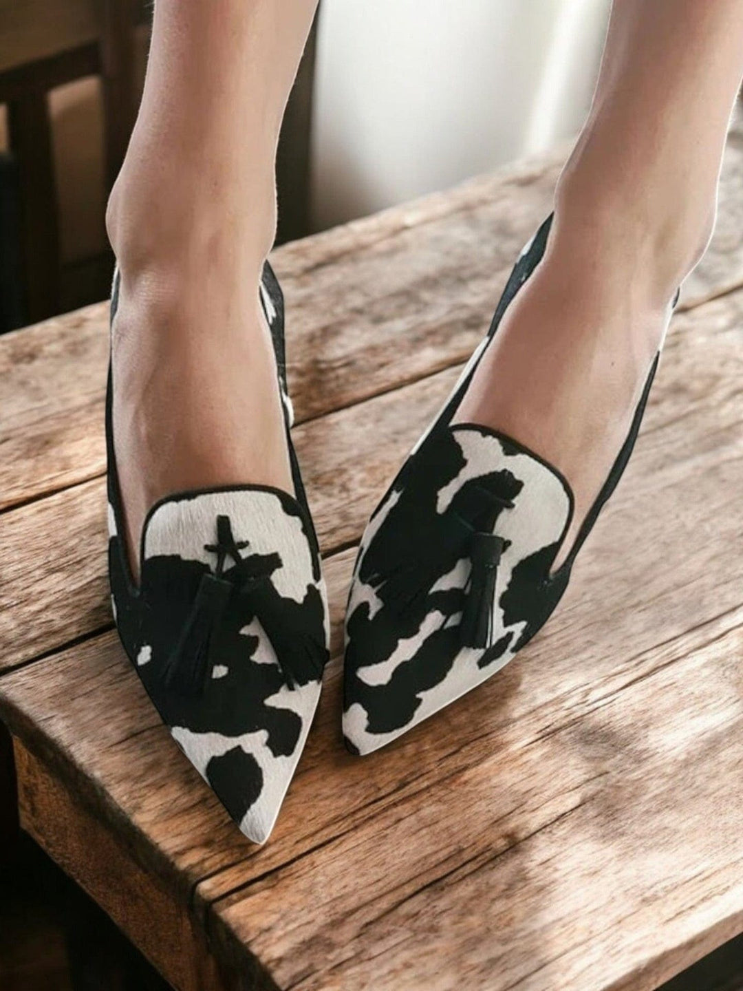 Agnès Paris | Mocassins Pointus Imprimé Animalier Mathilde