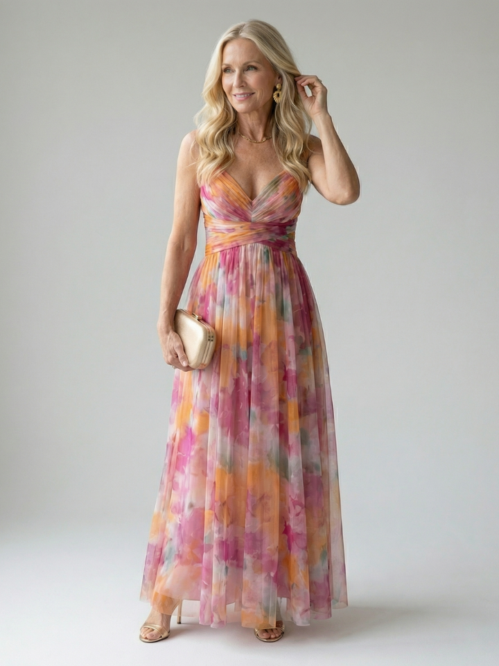 Agnès Paris | Robe Maxi à Enveloppe Douce Isel