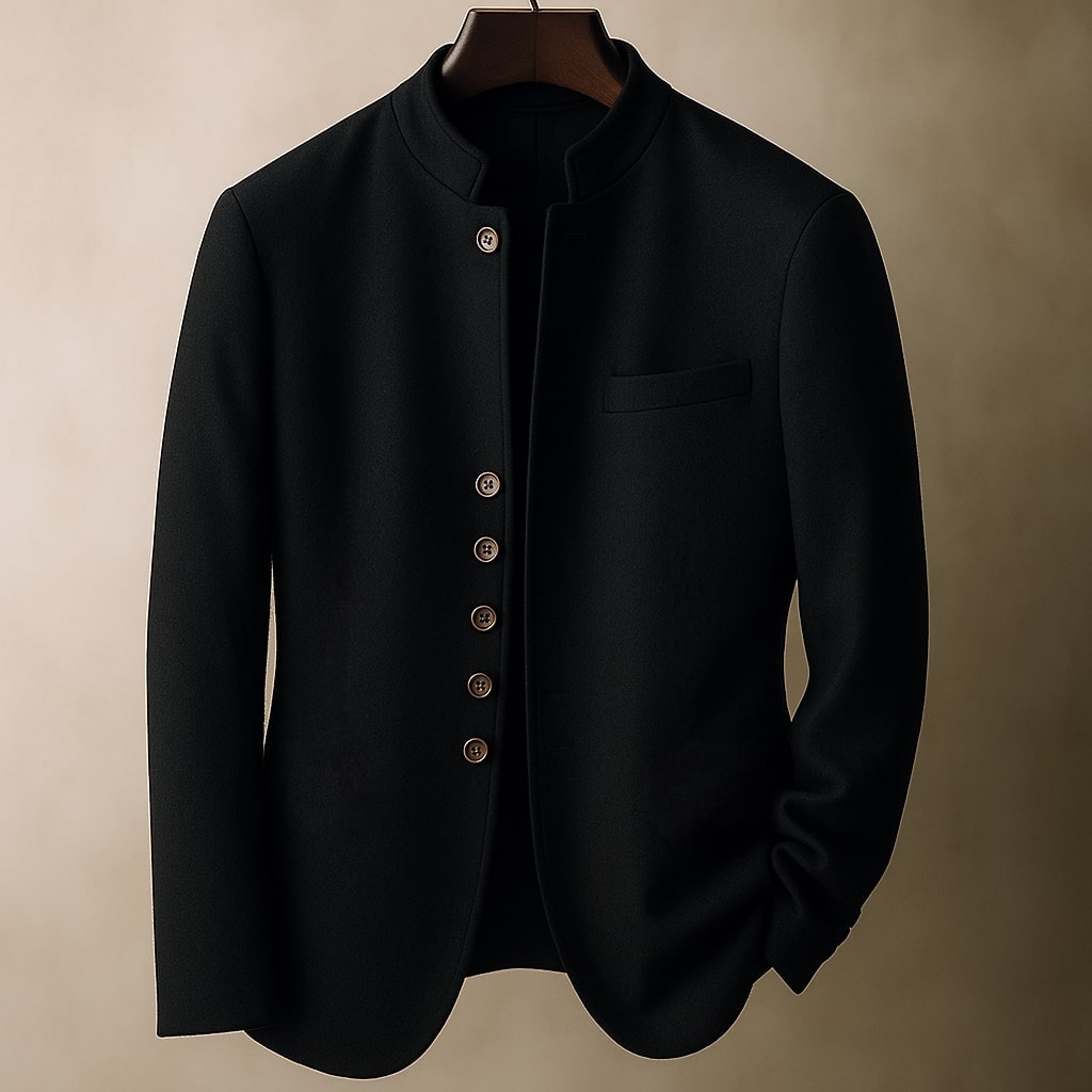 Agnès Paris | VESTE EN LAINE AVEC COL DROIT