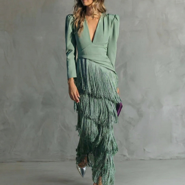 Agnès Paris | Robe Élégante Franges Élise