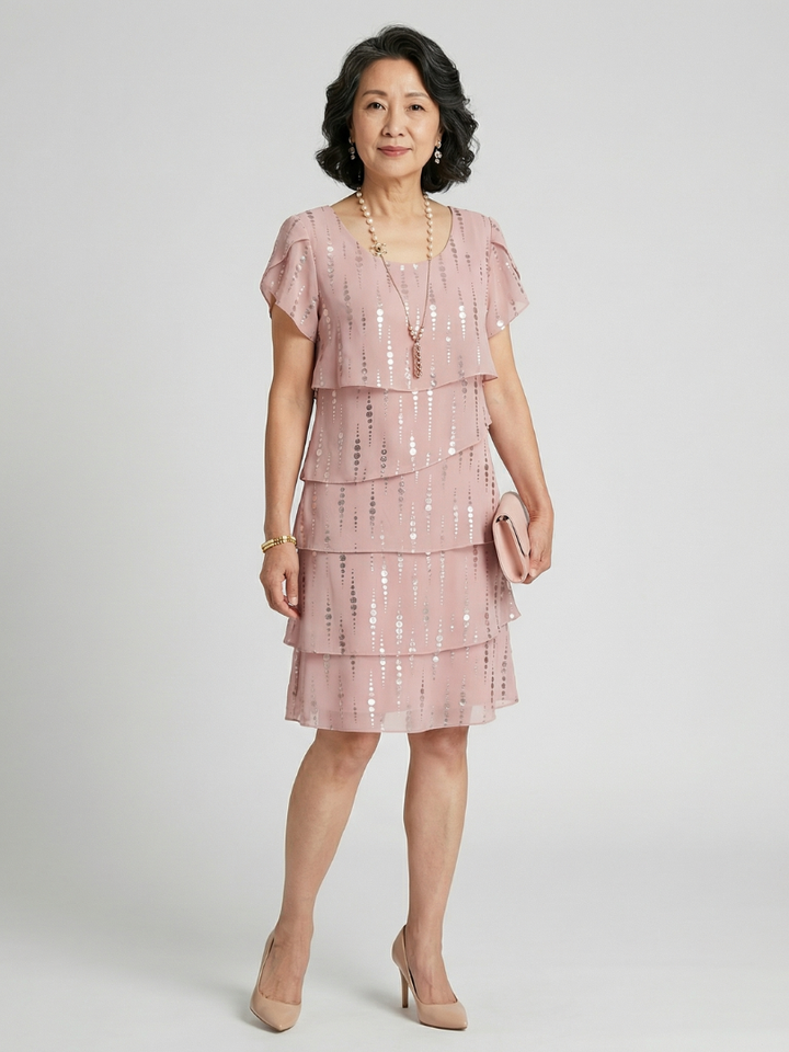 Agnès Paris | Robe longueur genou à pois Makena