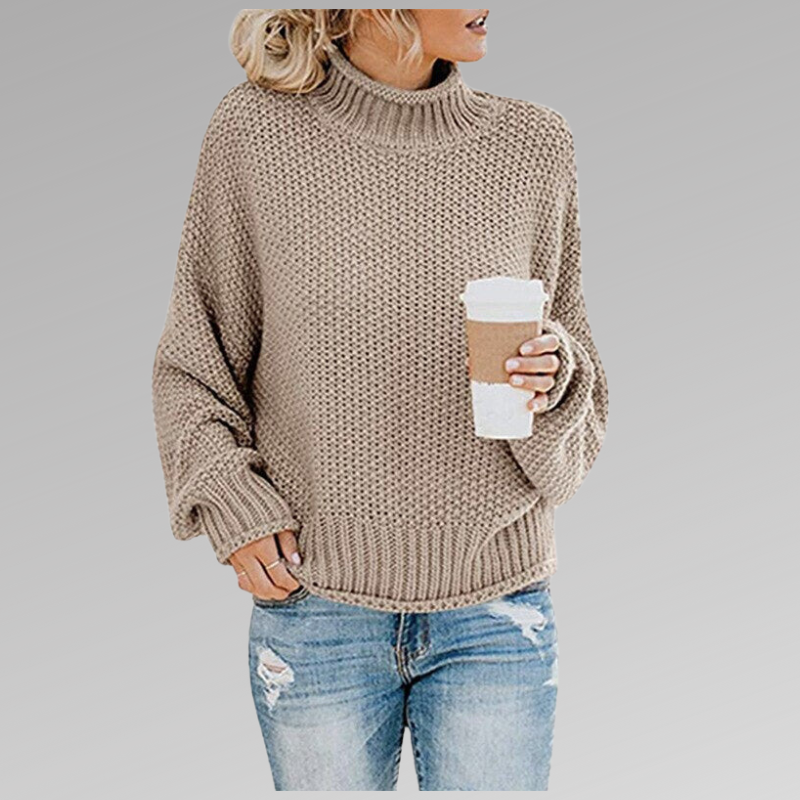 Agnès Paris | Pull Col Roulé Grosse Maille Juliette