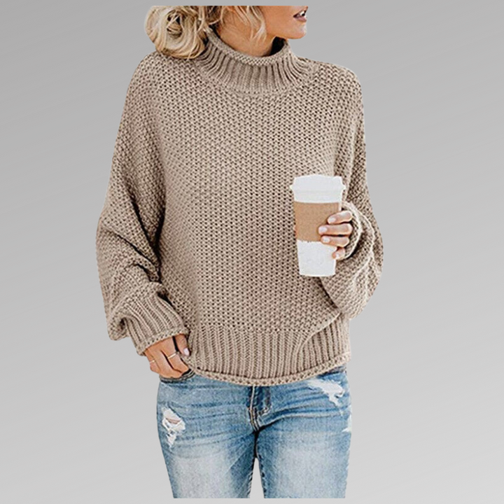 Agnès Paris | Pull Col Roulé Grosse Maille Juliette