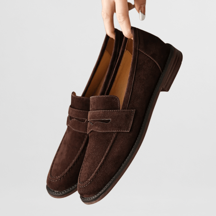 Agnès Paris | Mocassins Daim Rétro Élise