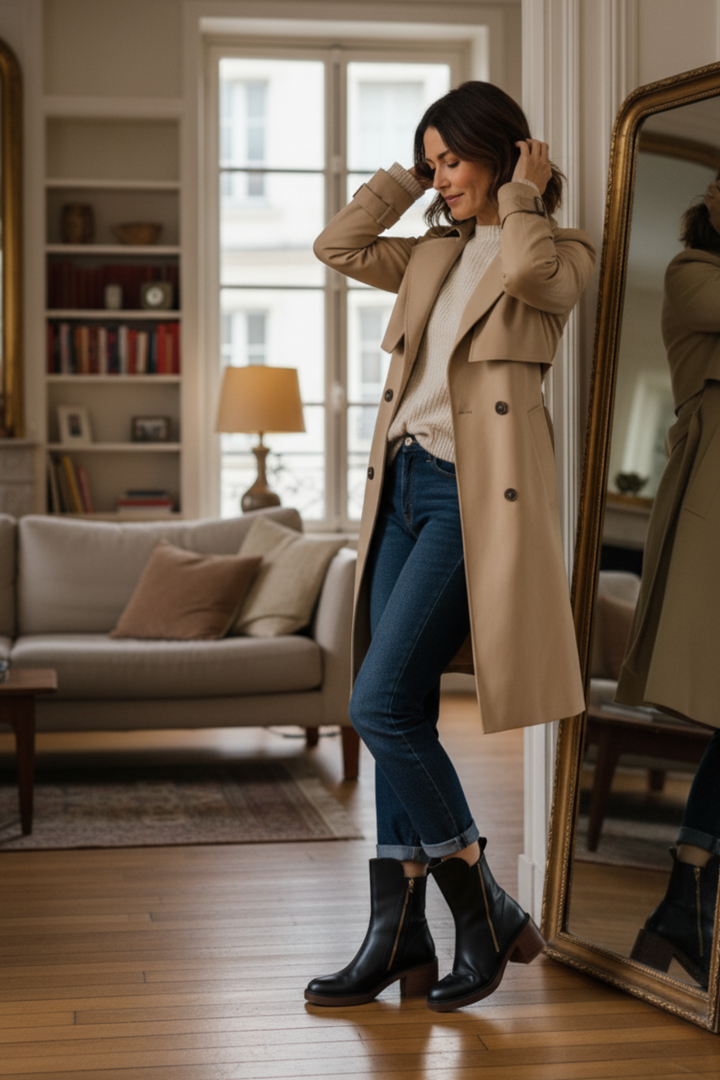 Agnès Paris | Bottines Zippées Talon Confort Isabelle