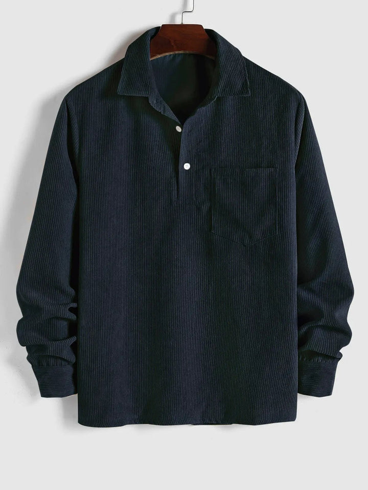 Agnès Paris | CHEMISE MANCHES LONGUES DEMI-BOUTONS POUR HOMME