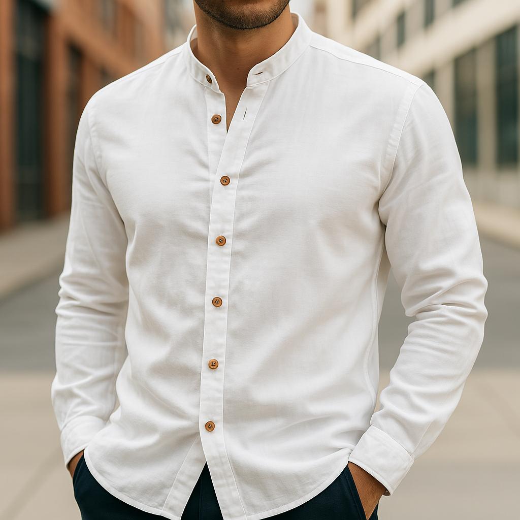 Agnès Paris | CHEMISE EN LIN ET COTON POUR HOMME