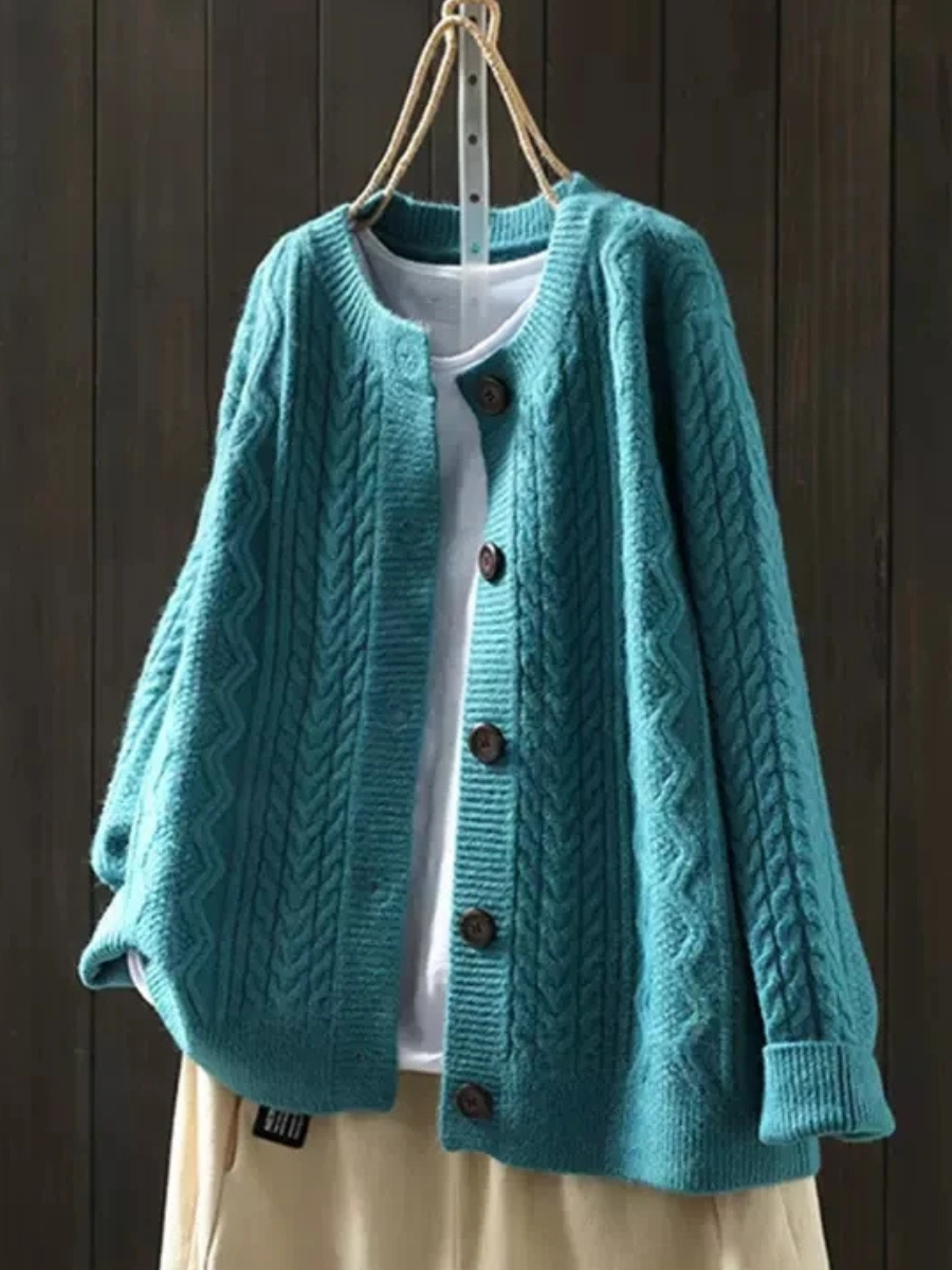 Agnès Paris | Cardigan Torsades Col Rond Sophie