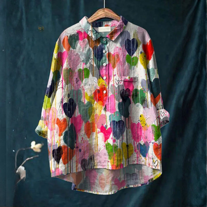 Agnès Paris | Chemise Élégante à Motif Lucie