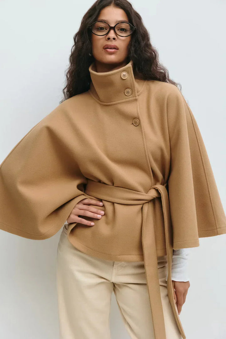 Agnès Paris | CAPE JACKET AVEC CEINTURE