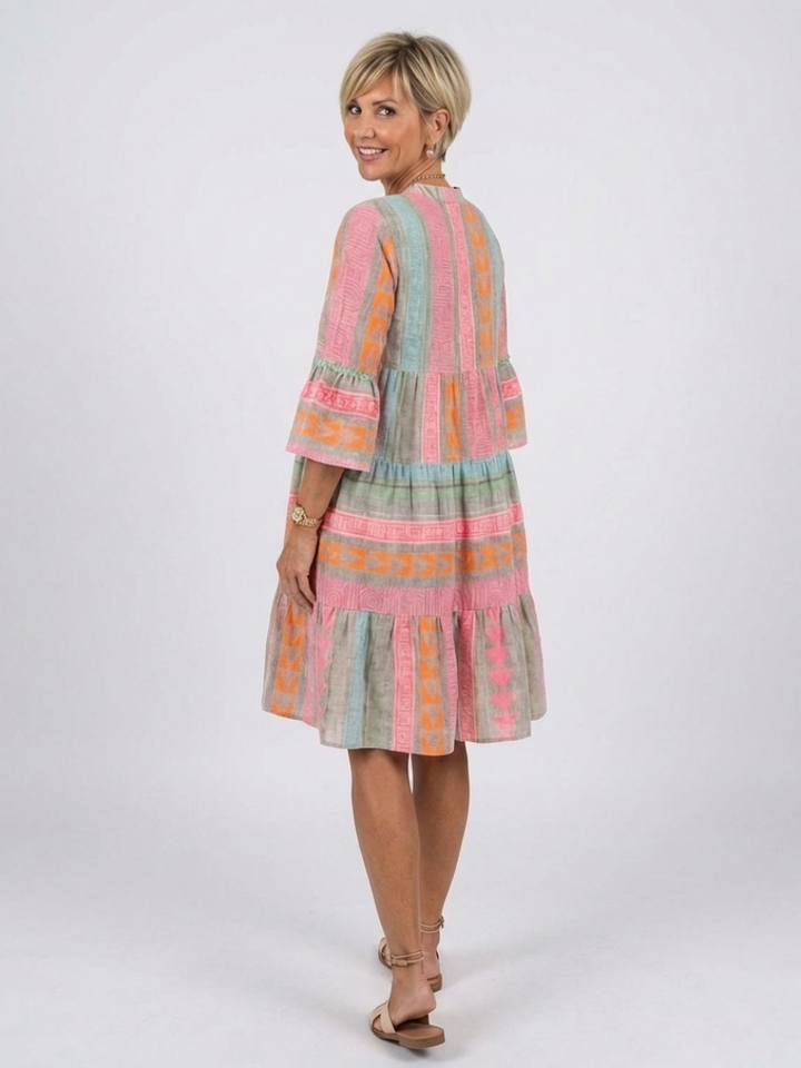 Agnès Paris | Robe à Imprimé Géométrique Maelle