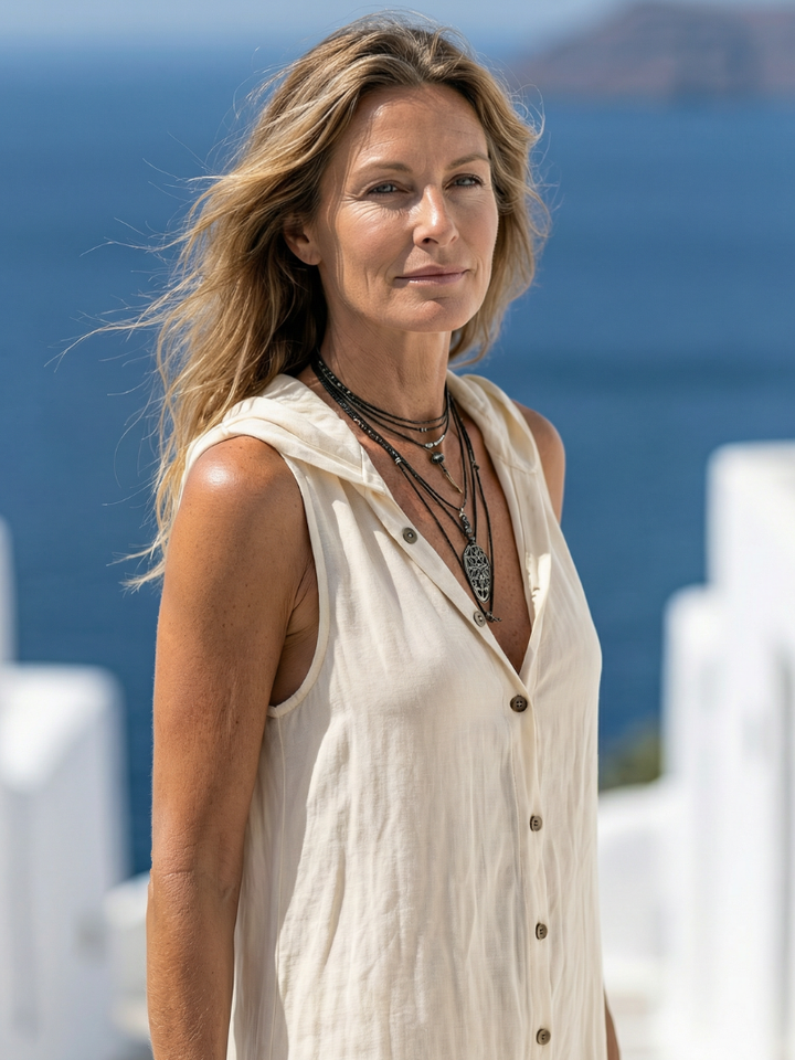 Agnès Paris | Robe maxi à manches Marune